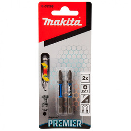 Бита Makita Impact Premier PZ1x50мм 2шт (E-03296) — Фото 1